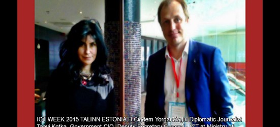 ICT WEEK 2015 TALINN ESTONIA: CHRONICLES OF CIGDEM YORGANCIOGLU