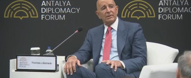 ABD’NİN ANKARA BÜYÜKELÇİSİ TOM BARRACK’IN 2026 ADF KONUŞMASI