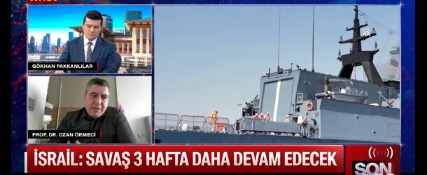 PROF. DR. OZAN ÖRMECİ, İRAN SAVAŞI’NDAKİ GÜNCEL GELİŞMELERİ TVNET KANALINDA YORUMLADI