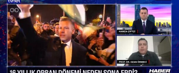 PROF. DR. OZAN ÖRMECİ MACARİSTAN SEÇİMLERİNİ TVNET KANALINDA YORUMLADI