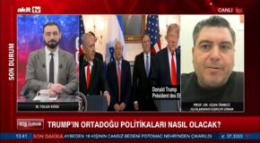 PROF. DR. OZAN ÖRMECİ, ABD VE ORTADOĞU GÜNDEMİNİ AKİT TV’DE YORUMLADI